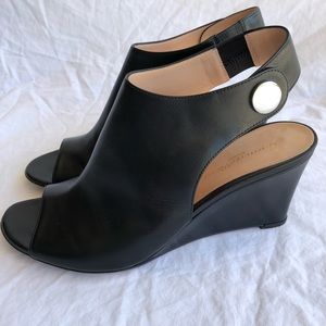 Gianvito Rossi Black Leather Platform Ankle Boots